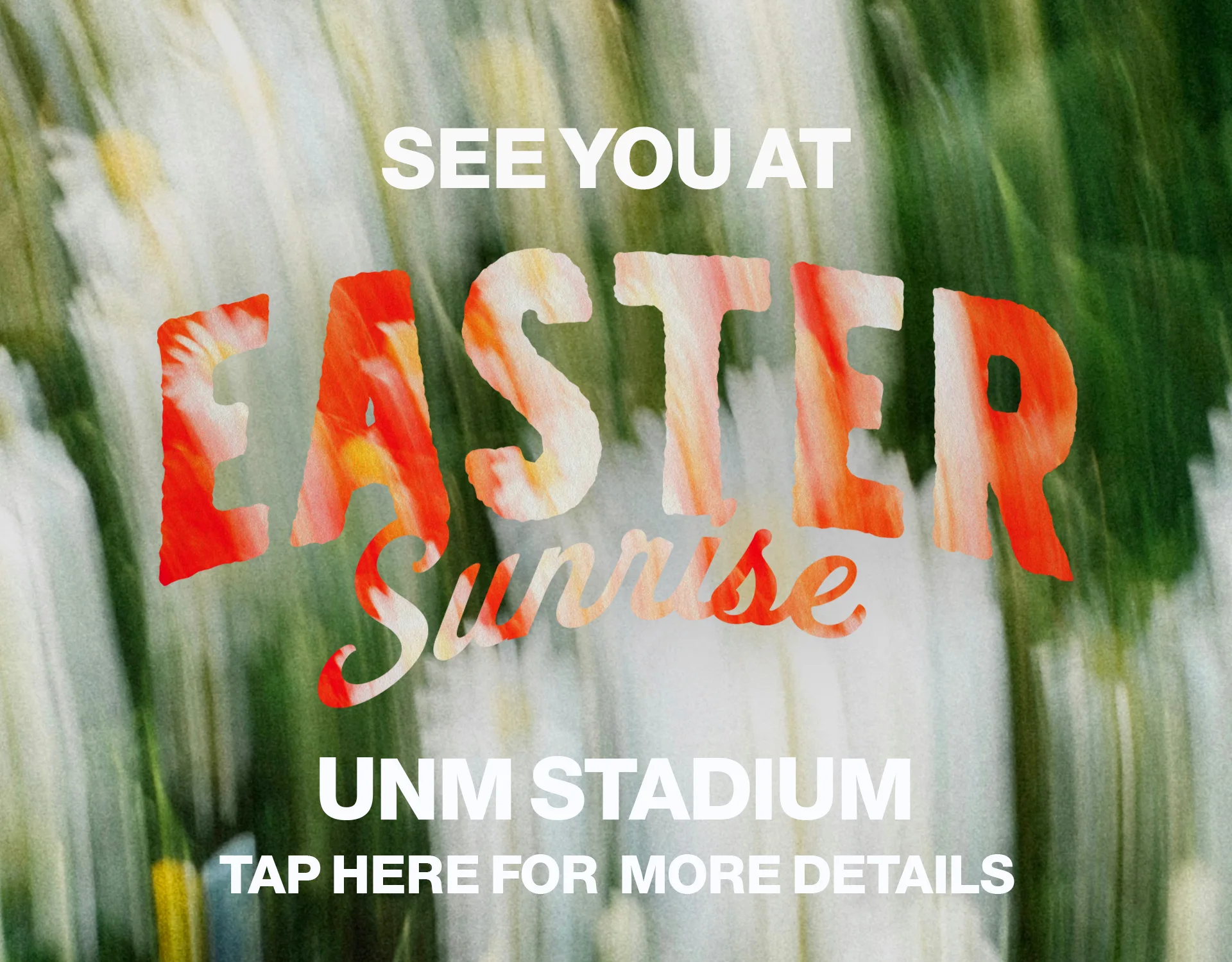 Invite to Easter Sunrise 2026